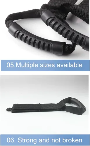 Miniatura 6 de Handles – Heavy Load Straps, Adhesive Wrap Organizer, Portable Cable Holder Space Saver Mount, Indoor Gear for Wires, Power Tools, Garage Cleanup
