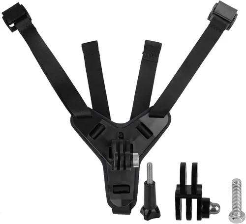 Miniatura 6 de Soporte de correa de barbilla para casco de motocicleta compatible con GoPro Hero 13, 12, 11, 10, 9, 8, 7, (2018), 6, Hero Black, DJI Osmo Action 5