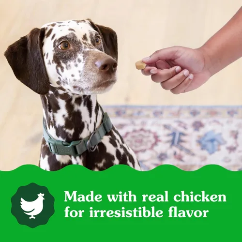 Miniatura 10 de Greenies Suplementos masticables calmantes para perros sabor a pollo, 7.3 oz. Contenedor de 40