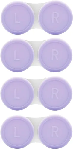 Miniatura 8 de Vastsoon Paquete de 4 Fundas para Lentes de Contacto, Kit de Reemplazo para Fundas de Lentes de Contacto para Remojar Solución de Lentes de Contacto