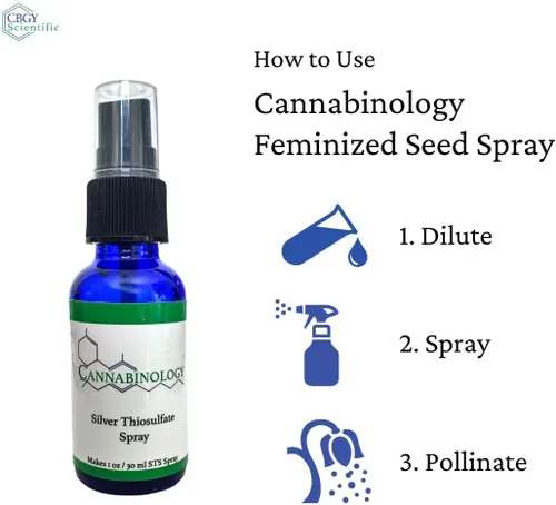Miniatura 5 de Kit de spray de tiosulfato plateado de 1 onza/1.0 fl oz Spray de semillas feminizadas Kit de pulverización STS Hacer semillas feminizadas