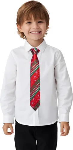 Miniatura 315 de Barry.Wang Corbata de niño regular seda tejida rayas sólido lazo bolsillo cuadrado