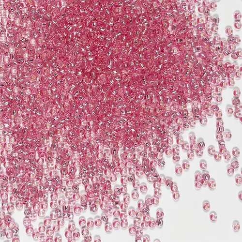 Miniatura 33 de Cuentas de semillas doradas transparentes de 4 mm al por mayor para hacer joyas, 110 gramos, aproximadamente 1600 piezas, cuentas de vidrio 6/0