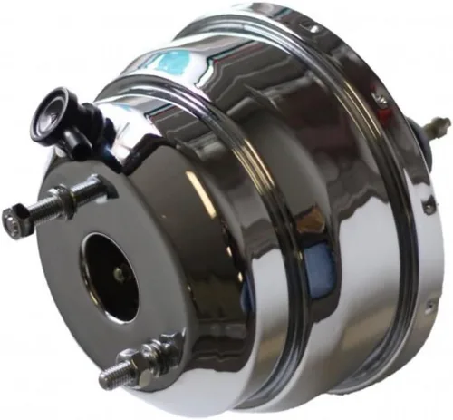 Miniatura 2 de LEED BRAKES Booster de potencia dual de 8 pulgadas con kit de soporte (cromo)