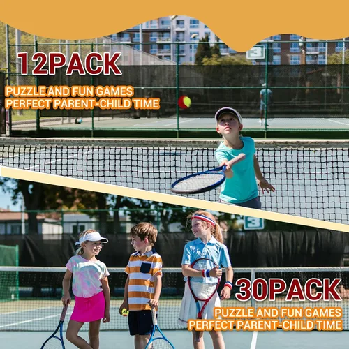 Miniatura 5 de AMA SPORT Pelotas de tenis para niños 25%-50%-75% de baja compresión para niños, pelotas de tenis para principiantes, entrenamiento juvenil, pelota