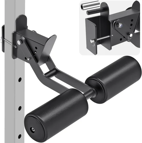 Miniatura 14 de Nordic Hamstring Curl Attachment, Dip Bar, Belt Squat & Safety Spotter Arms for 2"x2" & 3"x3" Power Racks, Home Gym Strength Training Accessories
