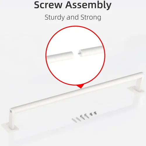 Miniatura 7 de Toallero de baño, toallero de 24 pulgadas para montaje en pared de baño, organizador de toallas de mano de baño resistente, decoración moderna