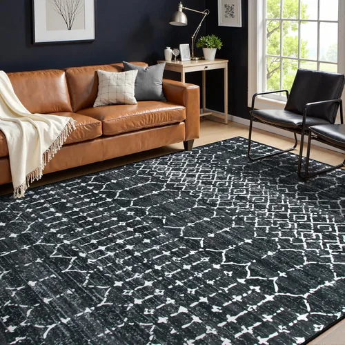 Miniatura 36 de Lahome Alfombras marroquíes para pasillos 2x8 Beige Alfombra de pasillo lavable antideslizante resistente a las manchas Alfombra de cocina