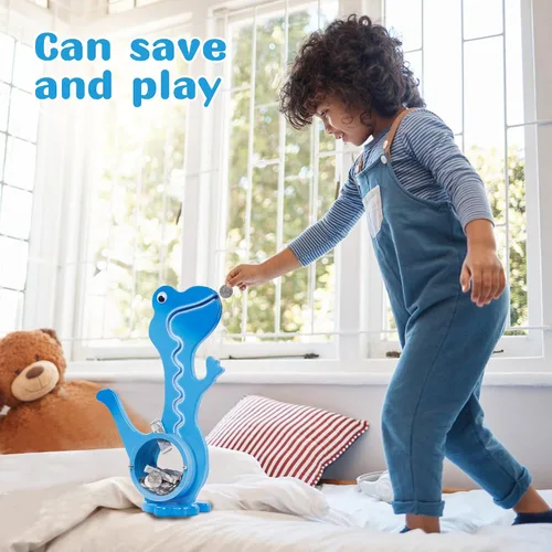 Miniatura 7 de Hucha de dinosaurio Boalord para niñas y niños con animales grandes, caja de ahorro de dinero personalizada para niños y adultos, el mejor regalo
