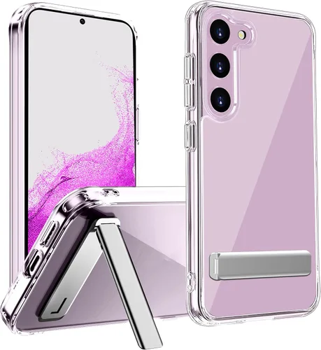 Miniatura 13 de CEDO - Funda con soporte para Samsung Galaxy S22 Ultra, ajustable en 3 direcciones con soporte de metal, parachoques a prueba de golpes de grado