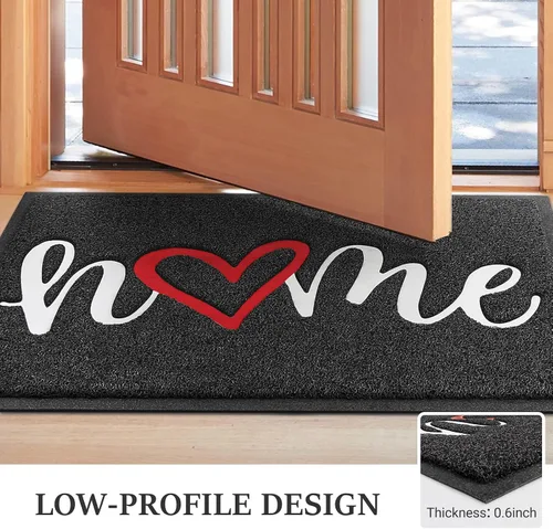 Miniatura 4 de Alfombra de Puerta, Alfombra de Bienvenida de Bajo Perfil, Alfombra de Piso Delantera para Interiores y Exteriores, Alfombra Antideslizante