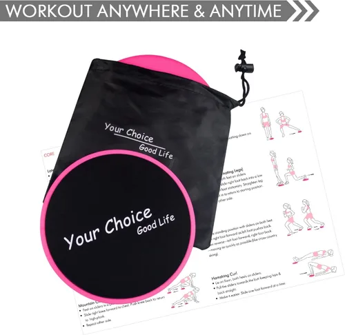 Miniatura 6 de Your Choice Deslizadores Equipo de fitness Deslizadores de piso Ejercicio Deslizadores de núcleo deslizantes Discos deslizantes para entrenamiento