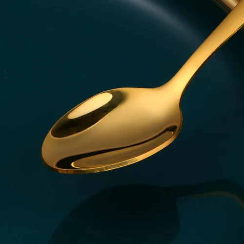 Miniatura 5 de 8 Pieces Dessert Spoons Teaspoons Small Coffee Spoons Espresso Spoons, 5.5 Inch (black)