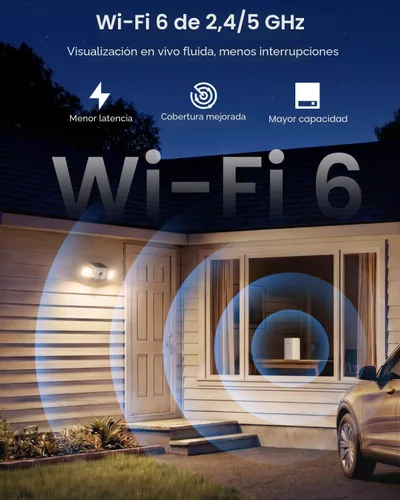 Miniatura 6 de REOLINK Cámara solar con reflector, cámaras de seguridad 2K 150° inalámbricas para exteriores, hasta 1000lm de luz y alarma de sirena, reflector