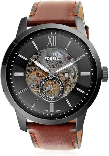 Miniatura 2 de Fossil - Reloj de pulsera automático y mecánico de estilo Townsman en acero inoxidable para hombre