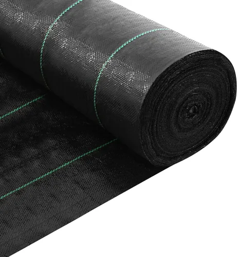 Miniatura 8 de Tela de entrada, barrera comercial contra malezas de 13 x 115 pies, tela de drenaje francés resistente de 5 onzas para control de erosión, proyectos