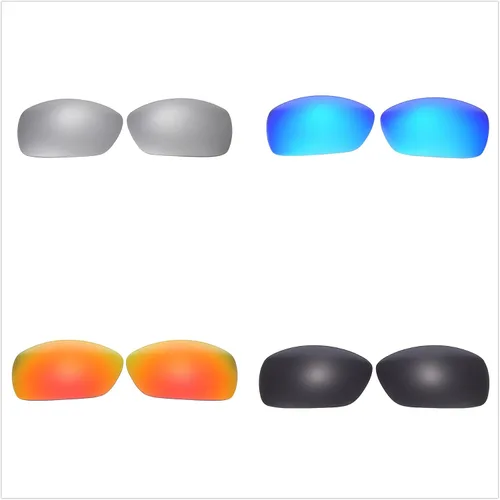 Miniatura 6 de NicelyFit 4 pares de lentes de repuesto polarizados para gafas de sol Oakley Hijinx
