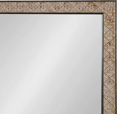 Miniatura 6 de Kate and Laurel Soniva - Espejo de pared rectangular tradicional, 18 x 24 pulgadas, dorado, espejo rectangular con marco global para uso como espejo