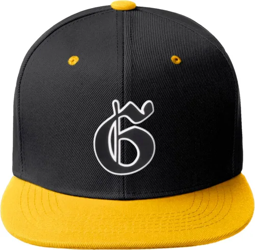 Miniatura 1107 de Daxton Gorra clásica con visera de billete plano con letras del alfabeto inglés antiguo de la A a la Z