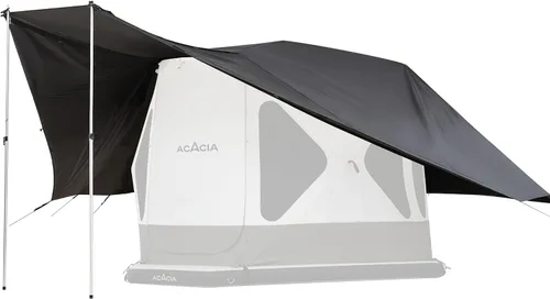 Miniatura 14 de ACACIA Toldo para 2 a 3 personas para sistema de campamento Space Acacia, PU2000 Lona impermeable para campamento de 4 estaciones, lona resistente