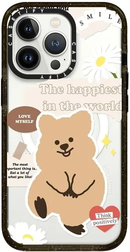 Miniatura 424 de Funda Impact de CASETiFY para iPhone 13 Pro Max con Magsafe - Estuche Claro Cuento de Invierno - Claro Negro Estuche transparente Winter Tale
