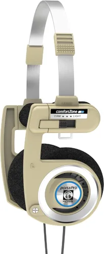 Miniatura 8 de Koss Porta Pro Edición Limitada Auriculares de Diadema Oro Negro, Micrófono en Línea, Control de Volumen y Control Remoto Táctil, Incluye Estuche