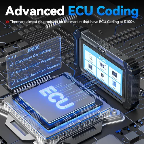 Miniatura 3 de XTOOL IP500 para escáner BMW OBD2, herramienta de escaneo bidireccional de sistemas completos con ECU C0ding, herramienta de registro de batería