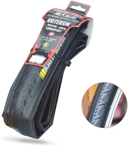 Miniatura 2 de Paquete de 2 neumáticos plegables para bicicleta de carretera 700x 23/25/28c con 2 tubos Paquete de 2 neumáticos 700x25c con tubos