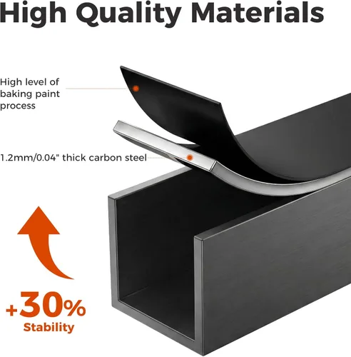 Miniatura 4 de Litera individual XL sobre Queen, cama alta de metal resistente para adultos/adolescentes, capacidad de 350/600 libras con escalera y barandilla