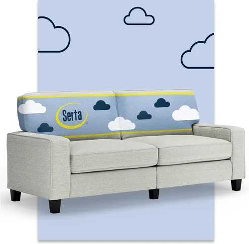 Miniatura 18 de Serta Palisades Sofás Tapizados para Sala, Sofá de Diseño Moderno, Tela, Beige