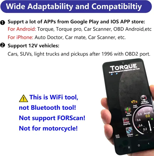 Miniatura 3 de Adaptador WiFi ELM327 OBD2 WiFi ELM 327 OBD2 Escáner para Android iOS iPhone Escáner OBDii para Auto Lector de Códigos Conector Dongle Interfaz