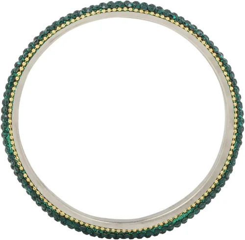 Miniatura 9 de Efulgenz Rhinestone Bangle Bracelet CZ Crystal Bridal Wedding Party Bracelet Indian Bangle Set Fashion Jewelry for Women (2 Pcs)