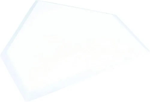 Miniatura 3 de CHAMPRO Béisbol/Softbol Tamaño Oficial Plato para el hogar, parte inferior de gofre sin picos, 1/2 pulgada de grosor, color blanco