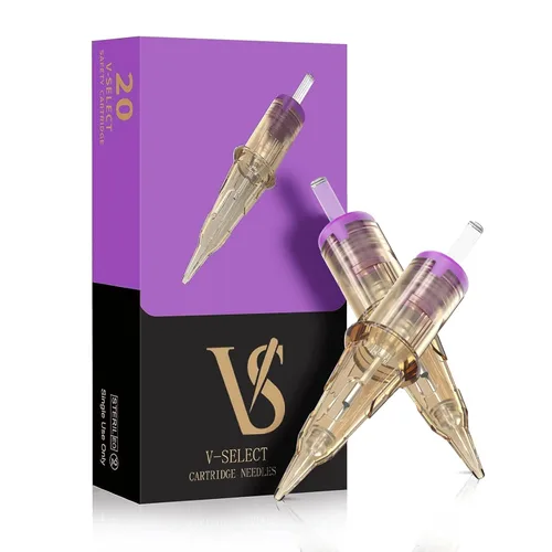 Miniatura 9 de EZ Cartuchos de tatuaje profesionales Agujas Liner 1RL, V Select 1401RL Agujas individuales de maquillaje permanente para cejas Rotary Pen