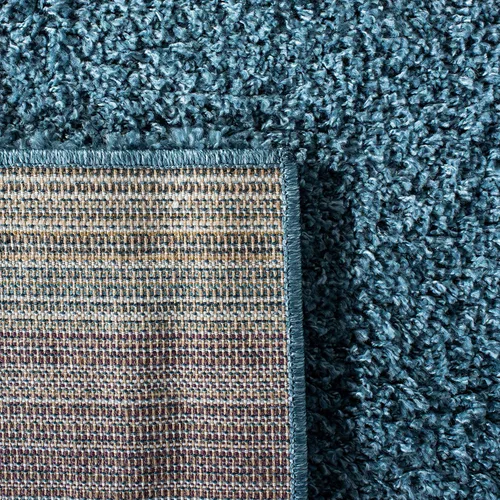Miniatura 2 de SAFAVIEH Venus Shag Collection - Alfombra decorativa, 2 pies 2 pulgadas x 4 pies, color azul, diseño sólido, no desprende pelusa y de fácil cuidado