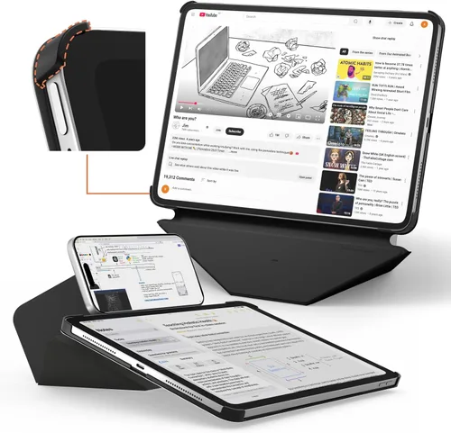 Miniatura 13 de MOFT Funda dinámica tipo folio para iPad Pro de 13 pulgadas (M5 2025 / M4 2024) – [Protección de esquina reforzada] Soporte magnético delgado