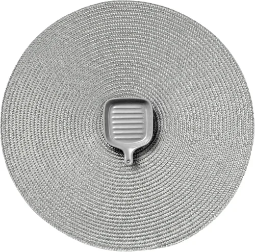 Miniatura 6 de AHHFSMEI Juego de 6 manteles individuales redondos trenzados de 15 pulgadas para mesas de comedor, tejidos naturales, resistentes al calor