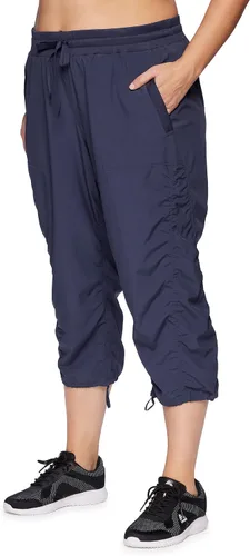 Miniatura 19 de RBX Pantalón capri tejido ligero con cordón para mujer, talla grande