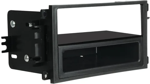Scosche GMT2049AB Kit de tablero de instalación de radio de bolsillo doble DIN o DIN simple compatible con vehículos GM seleccionados 1994-12 -