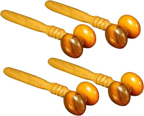 KOMBIUDA 4 unids herramienta de masaje de nariz Yoga Relax Rod masajeador rodillo para nariz cuidado de la piel rodillo de hombro rodillo facial
