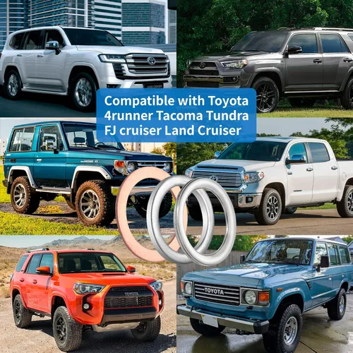 Miniatura 6 de Juntas de arandelas trituradoras para tapón de drenaje de diferencial y transmisión, compatibles con 4Runner T acoma T undra FJ Cruiser Land
