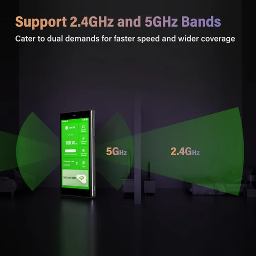 Miniatura 4 de GlocalMe Hotspot móvil G4 Pro 4G LTE con datos globales de 1 GB, hotspot WiFi portátil para viajes en más de 200 países, dispositivo de punto