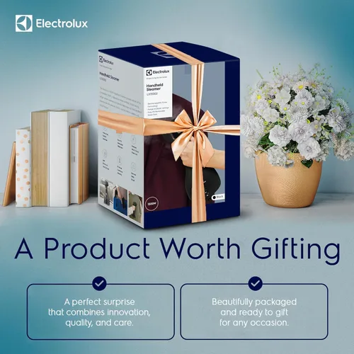 Miniatura 7 de Electrolux Vaporizador para Ropa, 1500 Vatios Vaporizador Portátil de Mano para Telas y Prendas con Removedor de Pelusa y Cepillo de Tela