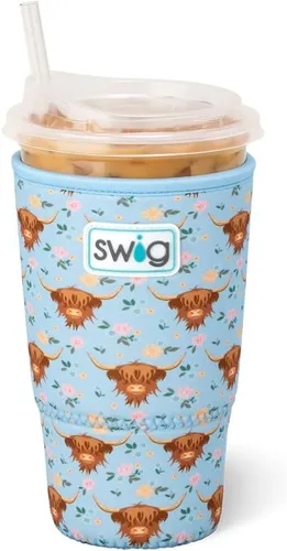 Miniatura 18 de Funda Swig Life para taza de café helado pequeña, funda estándar de 22oz para taza de café helado con asa, funda aislante de neopreno para mantener