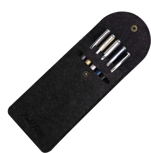 Miniatura 5 de Bolígrafos de metal, punta fina de 0.020 in, bolígrafo de tinta de gel líquido, bolígrafo de tinta negra, juego de escritura para suministros