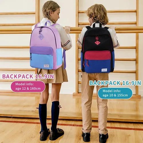 Miniatura 3 de Chase Chic Mochila infantil para niñas – Mochilas escolares de 17 pulgadas para niños pequeños para niños de 6 a 12 años – Bolsa de libros
