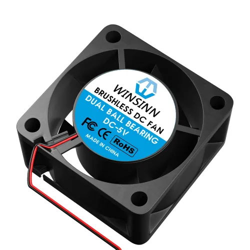 Miniatura 5 de WINSINN Ventilador de 1.575 in y 5 V, rodamiento de bolas dual 7000 RPM, 4020, silencioso reemplazo del ventilador para impresora 3D/DVR/electrónica