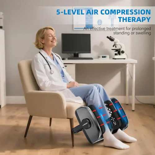 Miniatura 5 de CARESKYpro Artículos elegibles para FSA y HSA, masajeador de pies Shiatsu para neuropatía y alivio del dolor, 3 terapias de calor, 5 intensidades