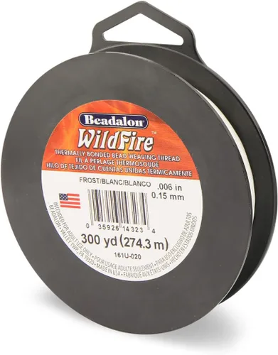 Miniatura 59 de Beadalon Wildfire Ultra - Beading Thread, Beading Supplies for Crafters, Jewelry Makers, Beaders. Braided Fishing Line