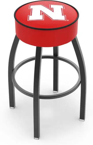 Miniatura 32 de The Holland Bar Stool Company L8B1-4 Georgia Tech - Taburete giratorio con base antiarrugas, color negro